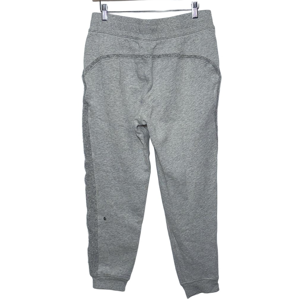 NEW Lululemon Scuba Jogger Sherpa Stripe Heather Grey Gray Joggers Pants Size 10 - Picture 7 of 14